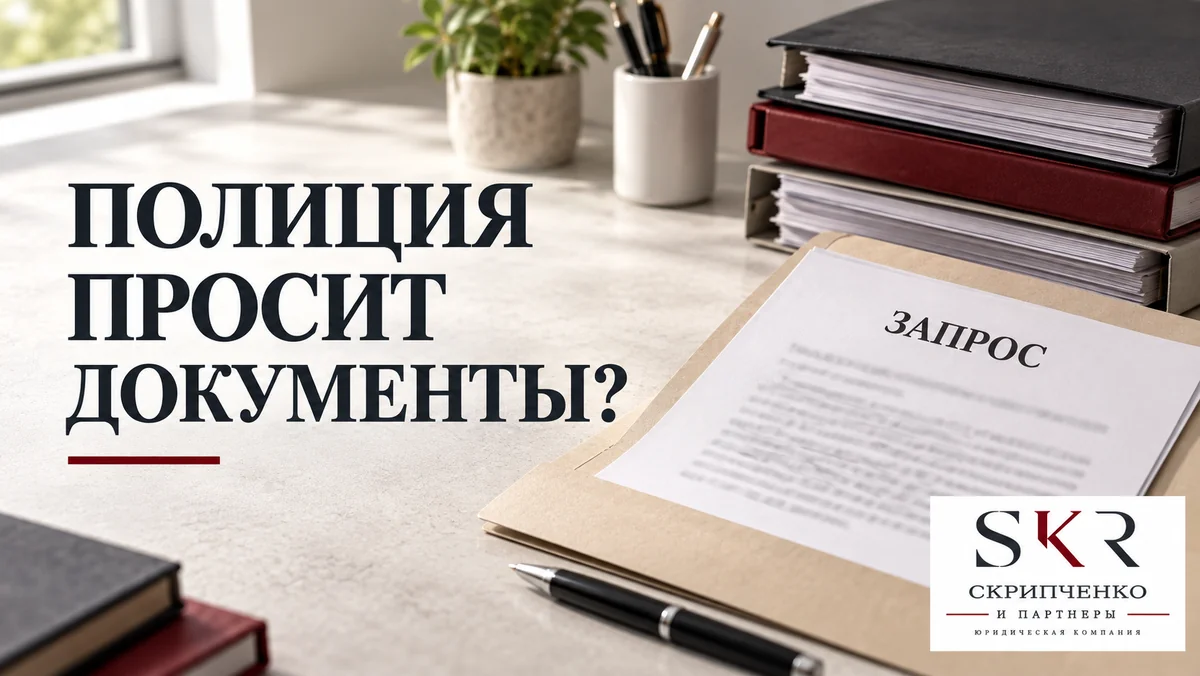 Полиция запросила документы компании? Алгоритм действий!